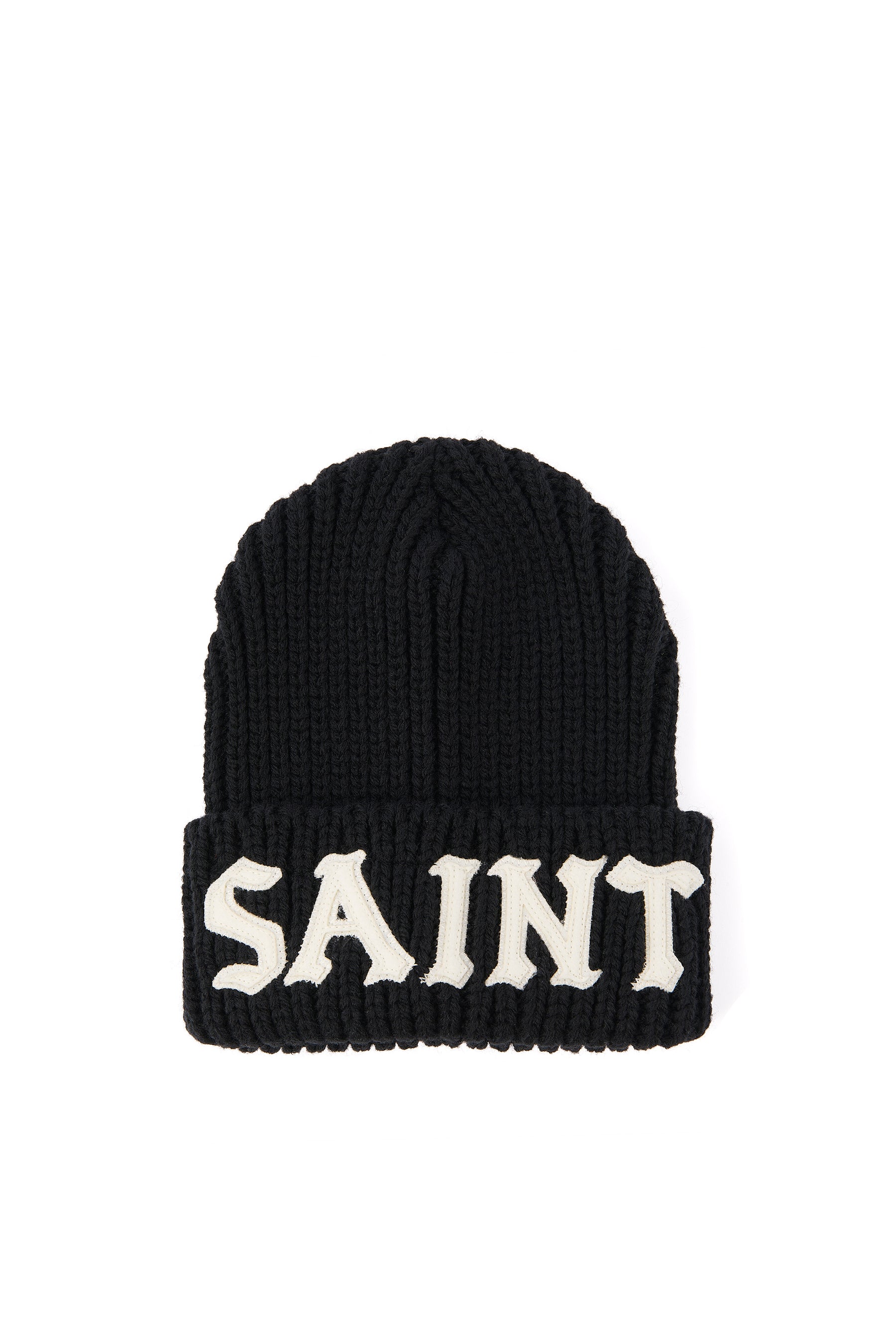 KNIT CAP/SAINT / BLK