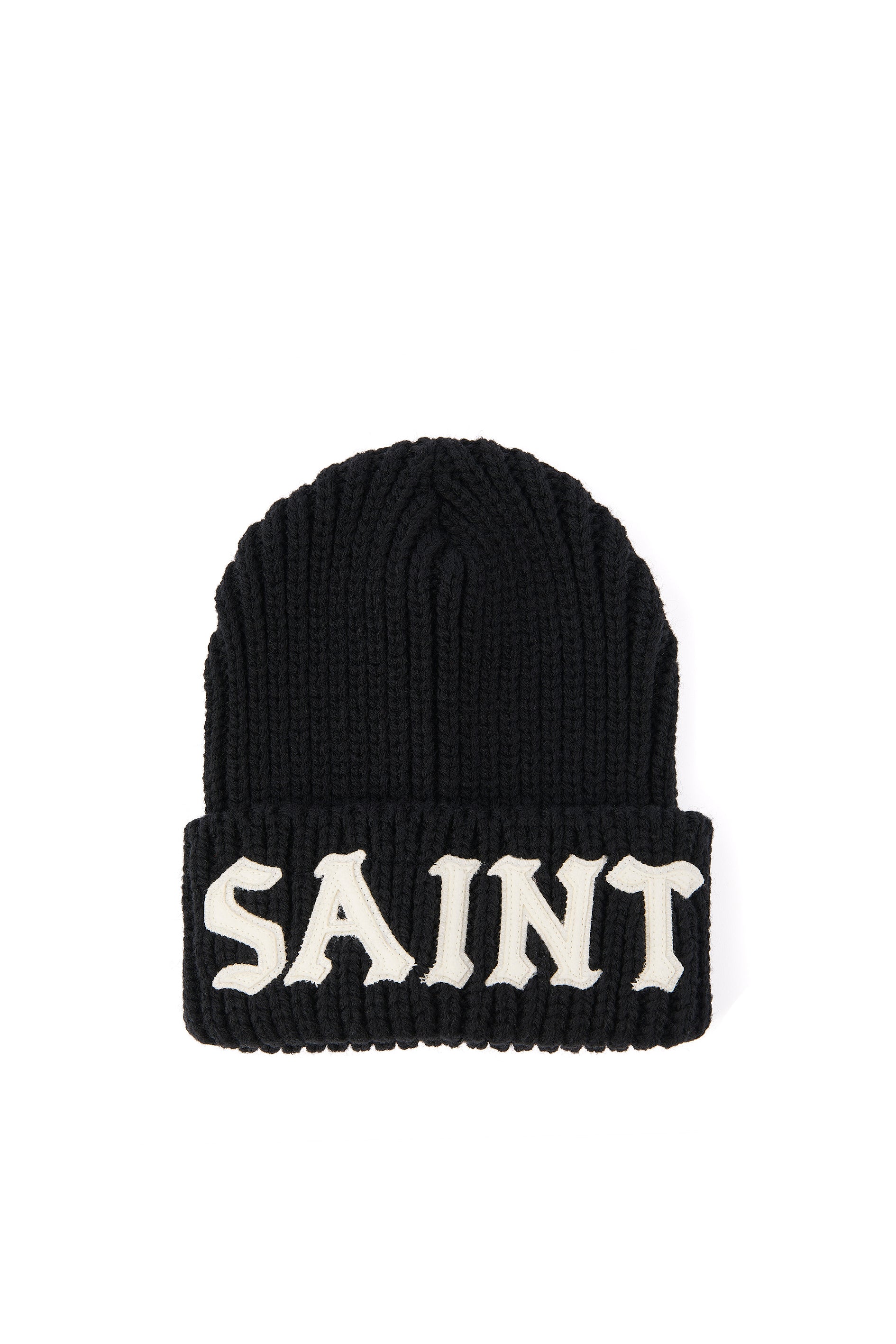 KNIT CAP/SAINT / BLK