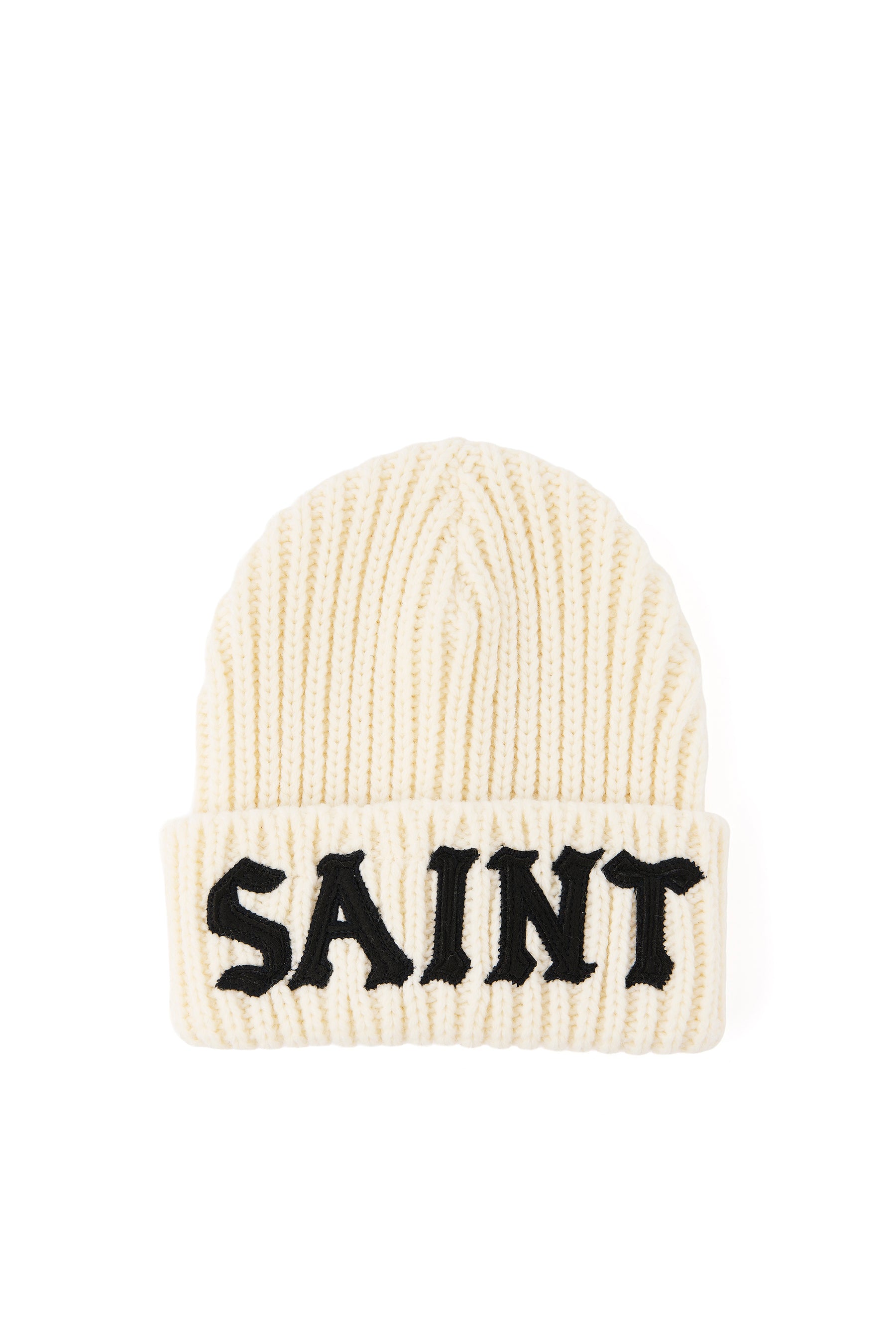 KNIT CAP/SAINT / WHT