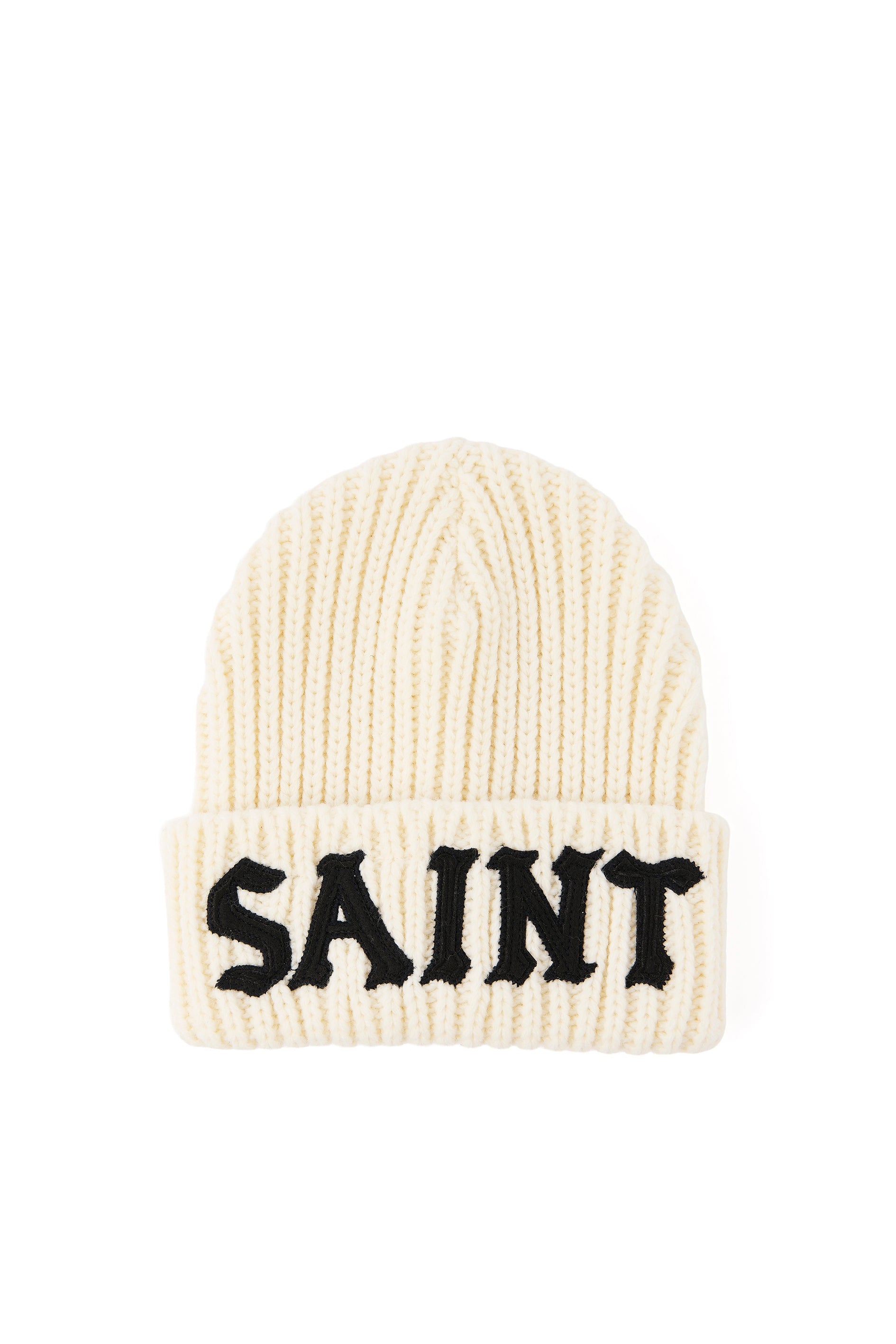KNIT CAP/SAINT / WHT