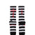 SOCKS/BORDER / BLK/WHT