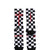 SOCKS/CHECK / BLK/WHT