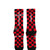SOCKS/CHECK / BLK/RED