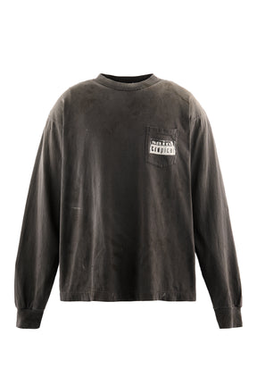 TC_LS T-SHIRT/COFFEE / BLK
