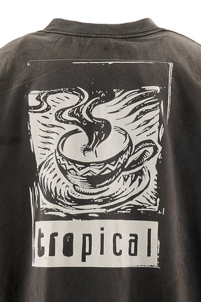 TC_LS T-SHIRT/COFFEE / BLK