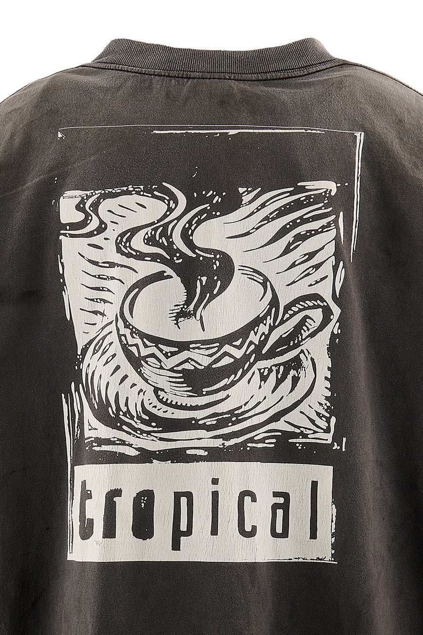 TC_LS T-SHIRT/COFFEE / BLK