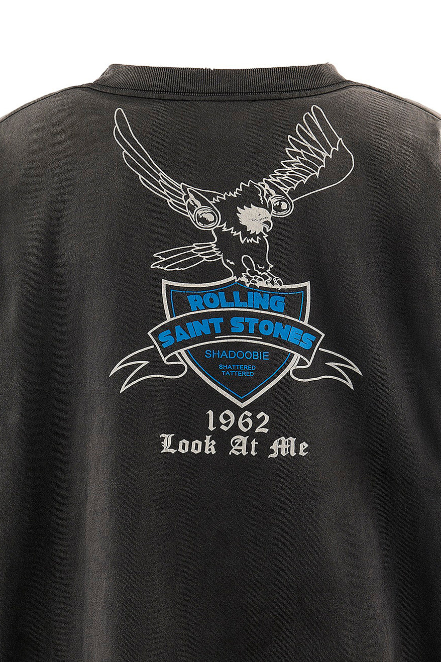 TRS_LS T-SHIRT/FIRE / BLK