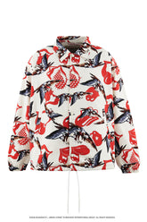 TRS_COTTON JACKET/EAGLE / WHT