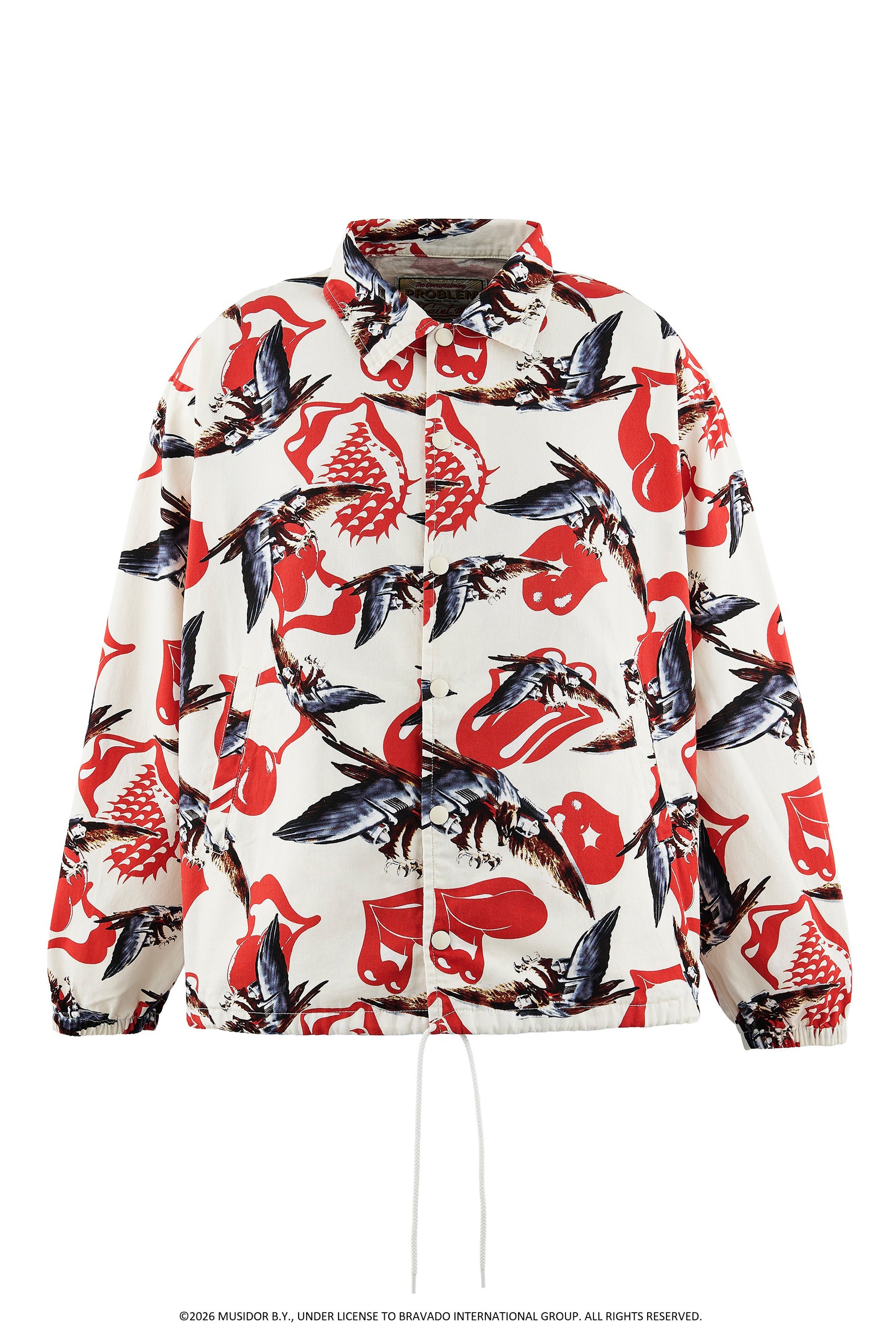 TRS_COTTON JACKET/EAGLE / WHT