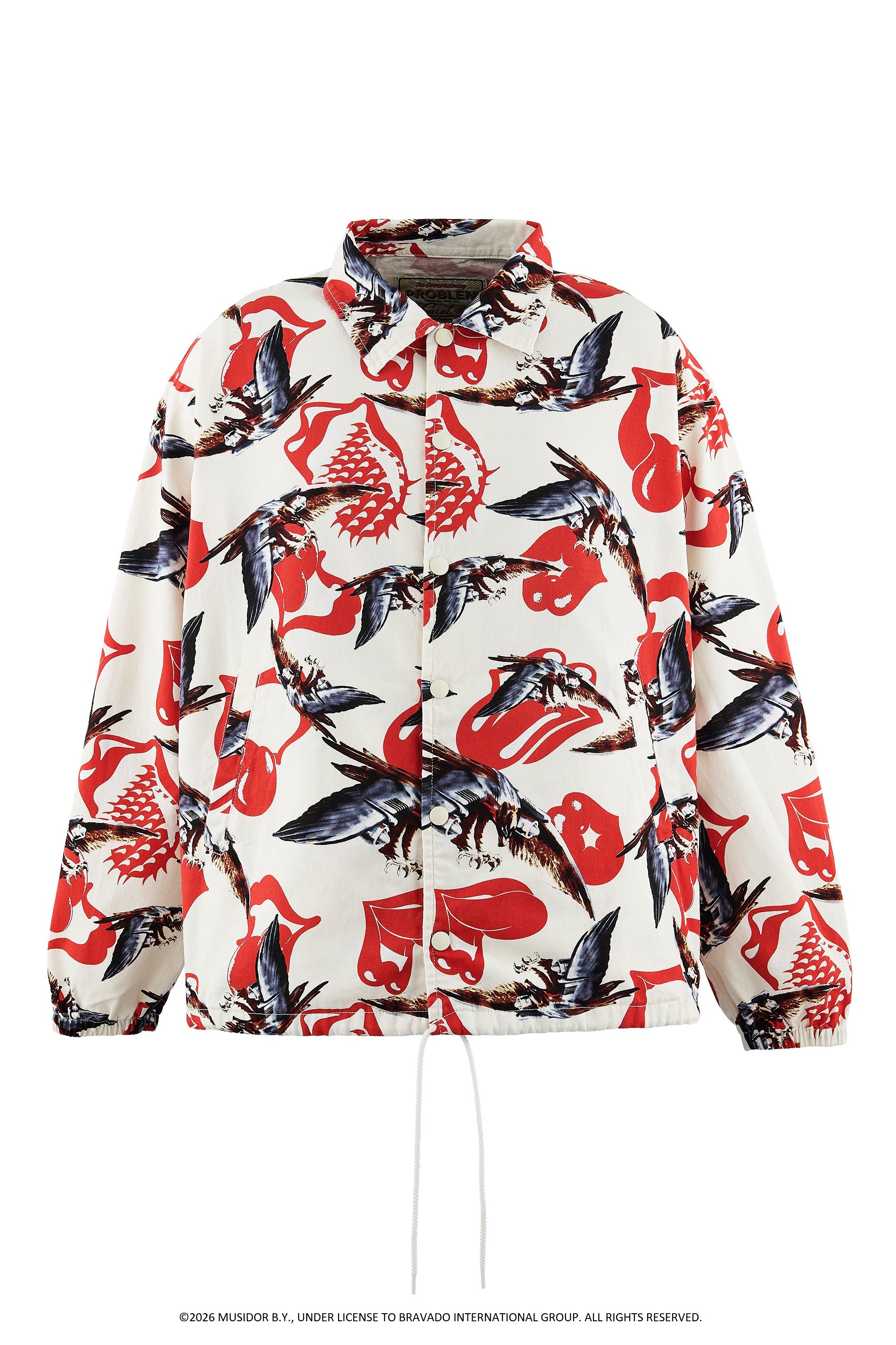 TRS_COTTON JACKET/EAGLE / WHT