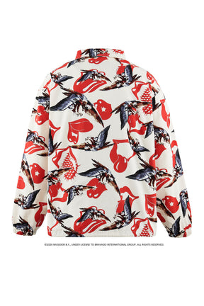 TRS_COTTON JACKET/EAGLE / WHT