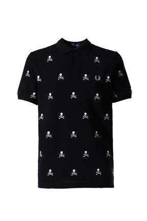 SKULL POLO / BLK