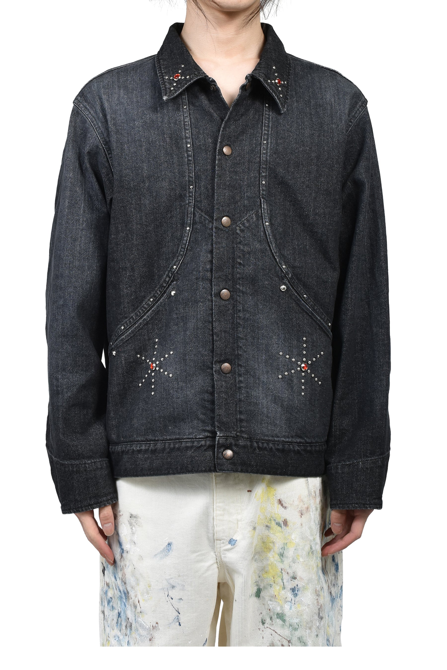 STUDS WORK JACKET / GRY 