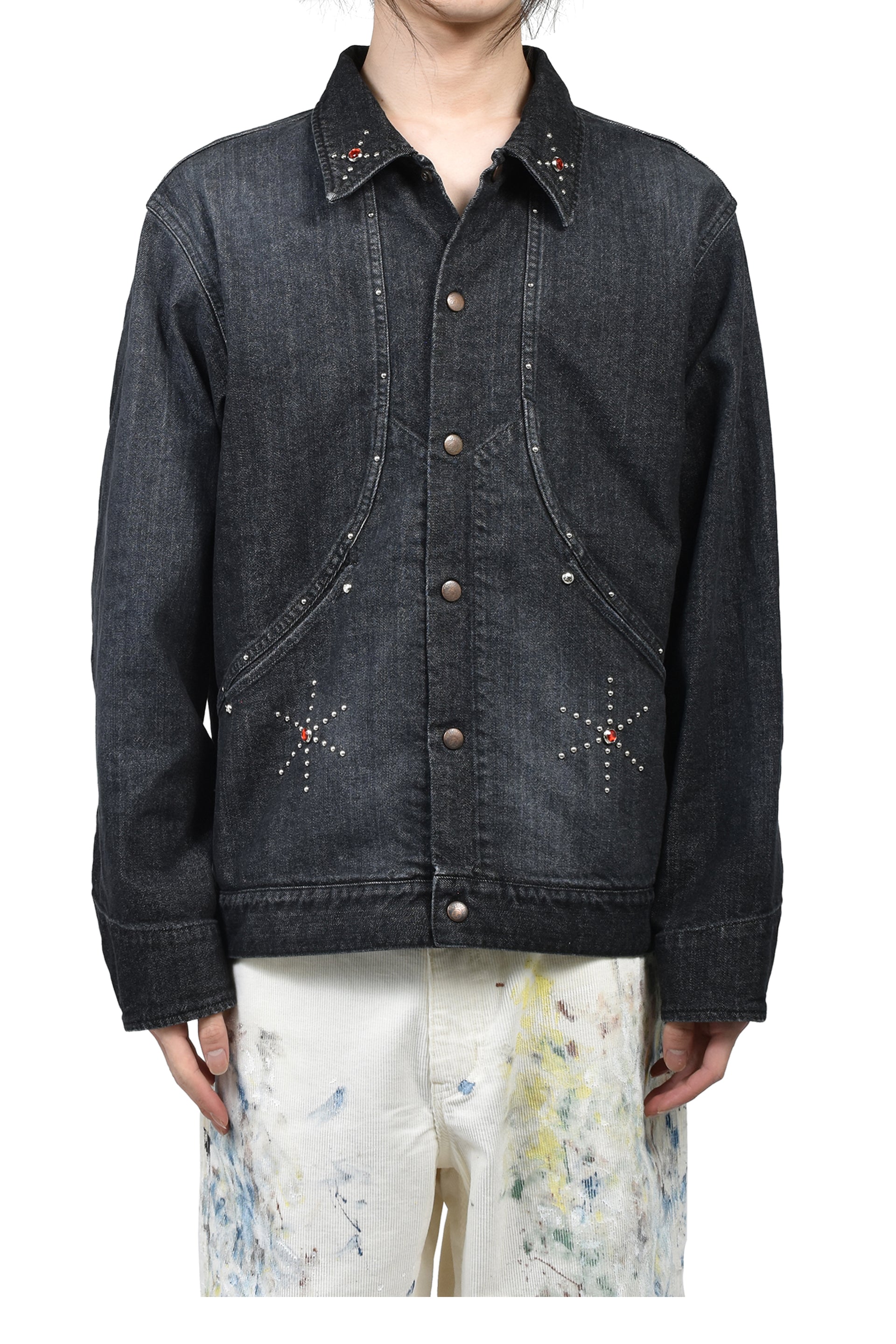 STUDS WORK JACKET / GRY