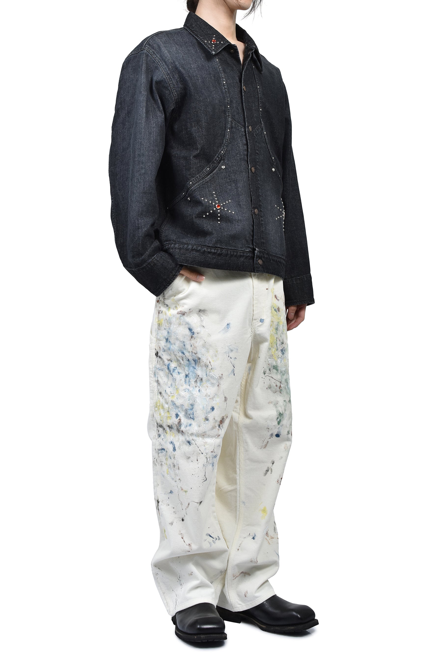 STUDS WORK JACKET / GRY 