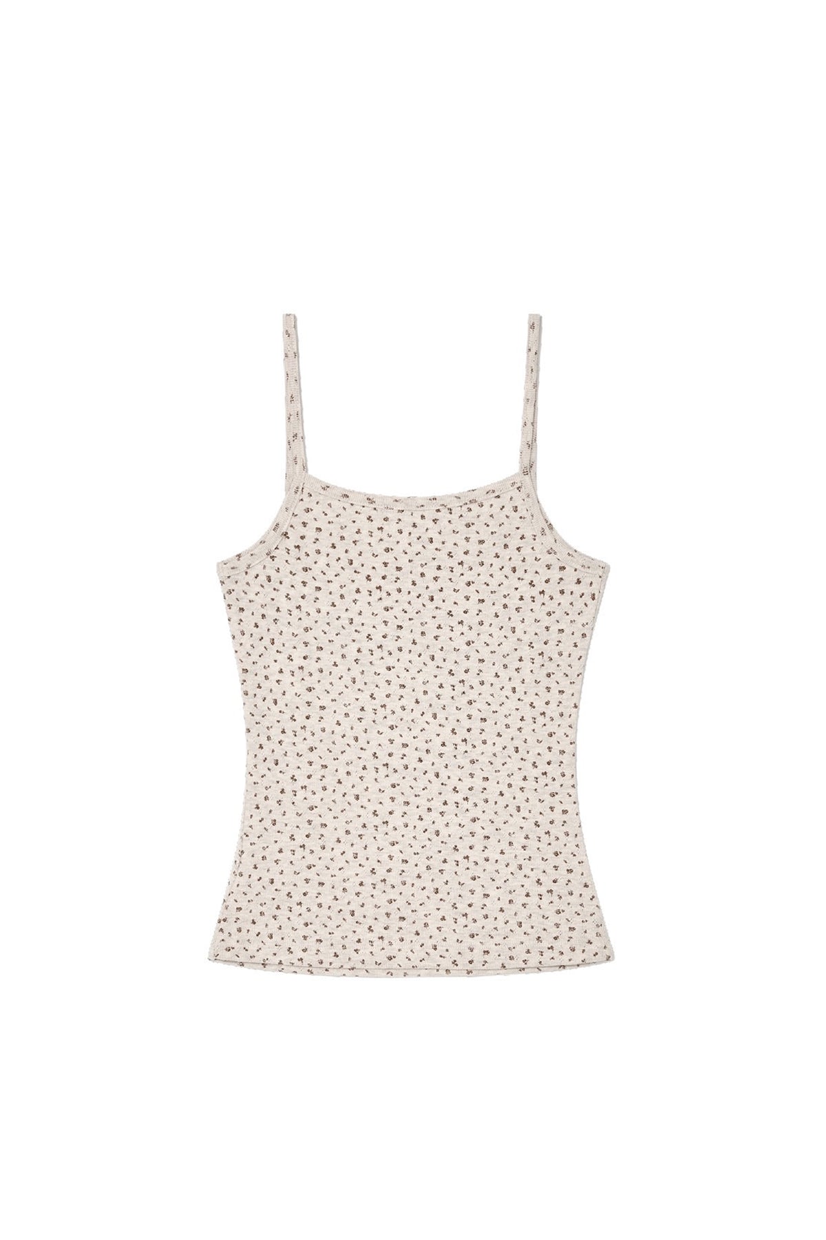 PROVINCE EYELET TANK / PEANUT BLOOM