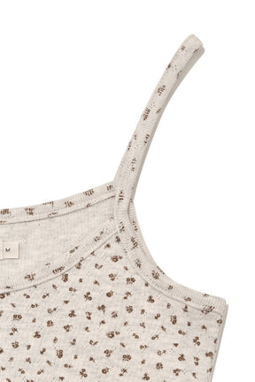 PROVINCE EYELET TANK / PEANUT BLOOM