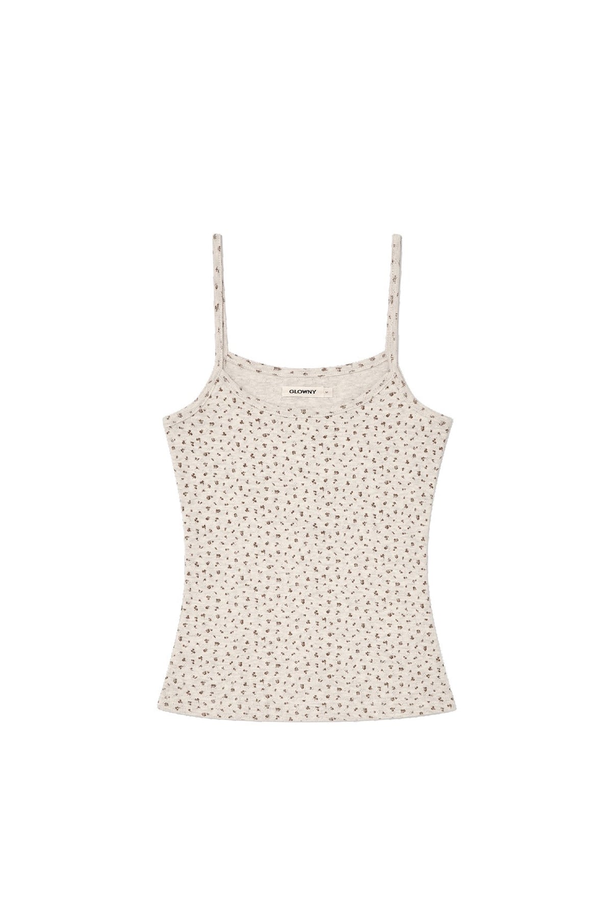 PROVINCE EYELET TANK / PEANUT BLOOM