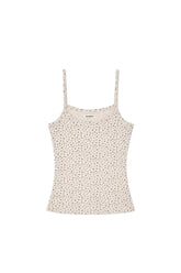 PROVINCE EYELET TANK / PEANUT BLOOM