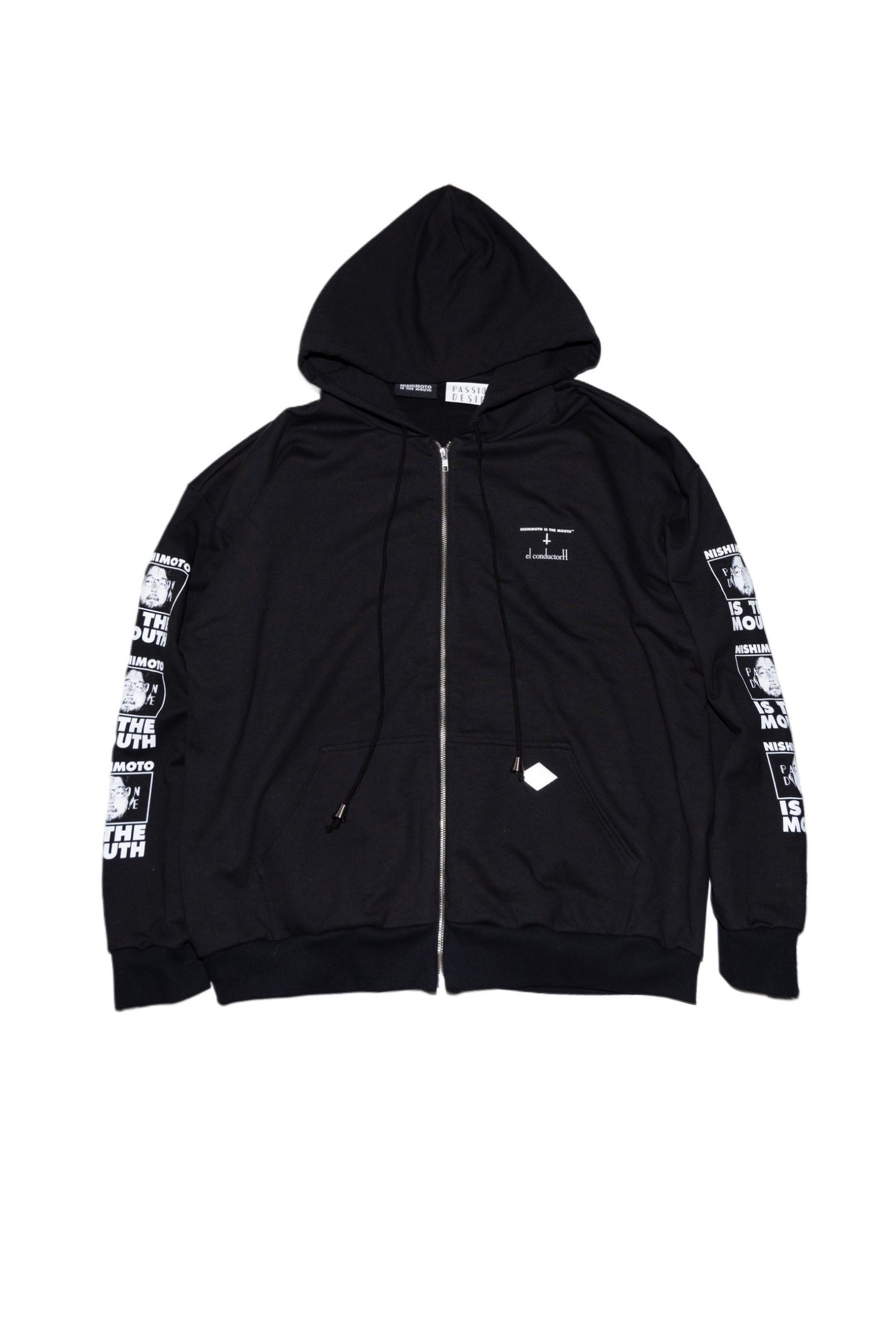 COTTON CLASSIC ZIP UP HOODIE(Exclusive) / BLK