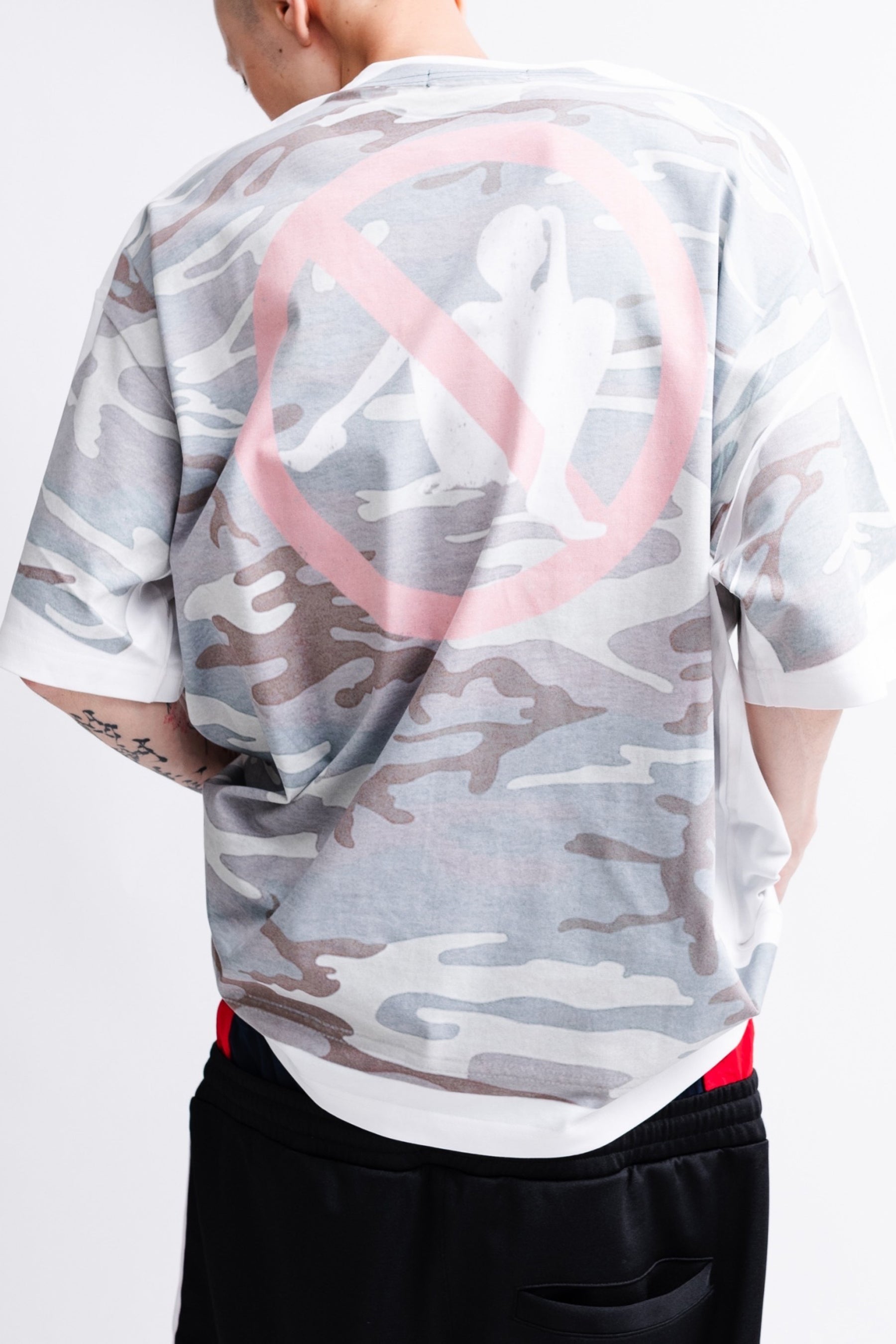 CAMO TROMPE-L'OEIL T-SHIRT / CAMO