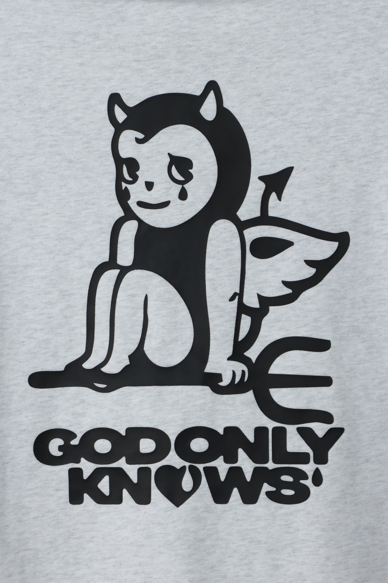 DEVIL SWEAT HOODIE / GRY
