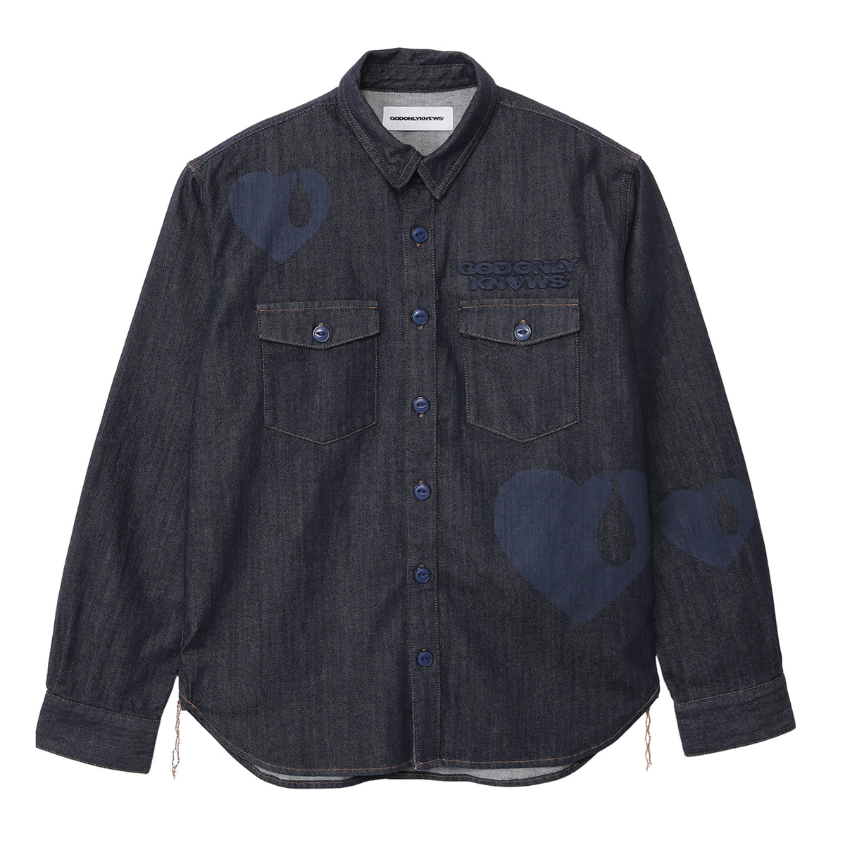 TEARHEARTPRINTDENIMSHIRTind-