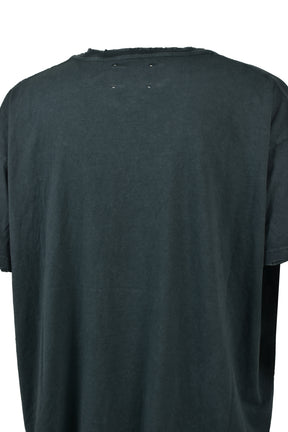 DISTRESSED WITHDRAWAL SURVIVORS TEE / ASH BLK