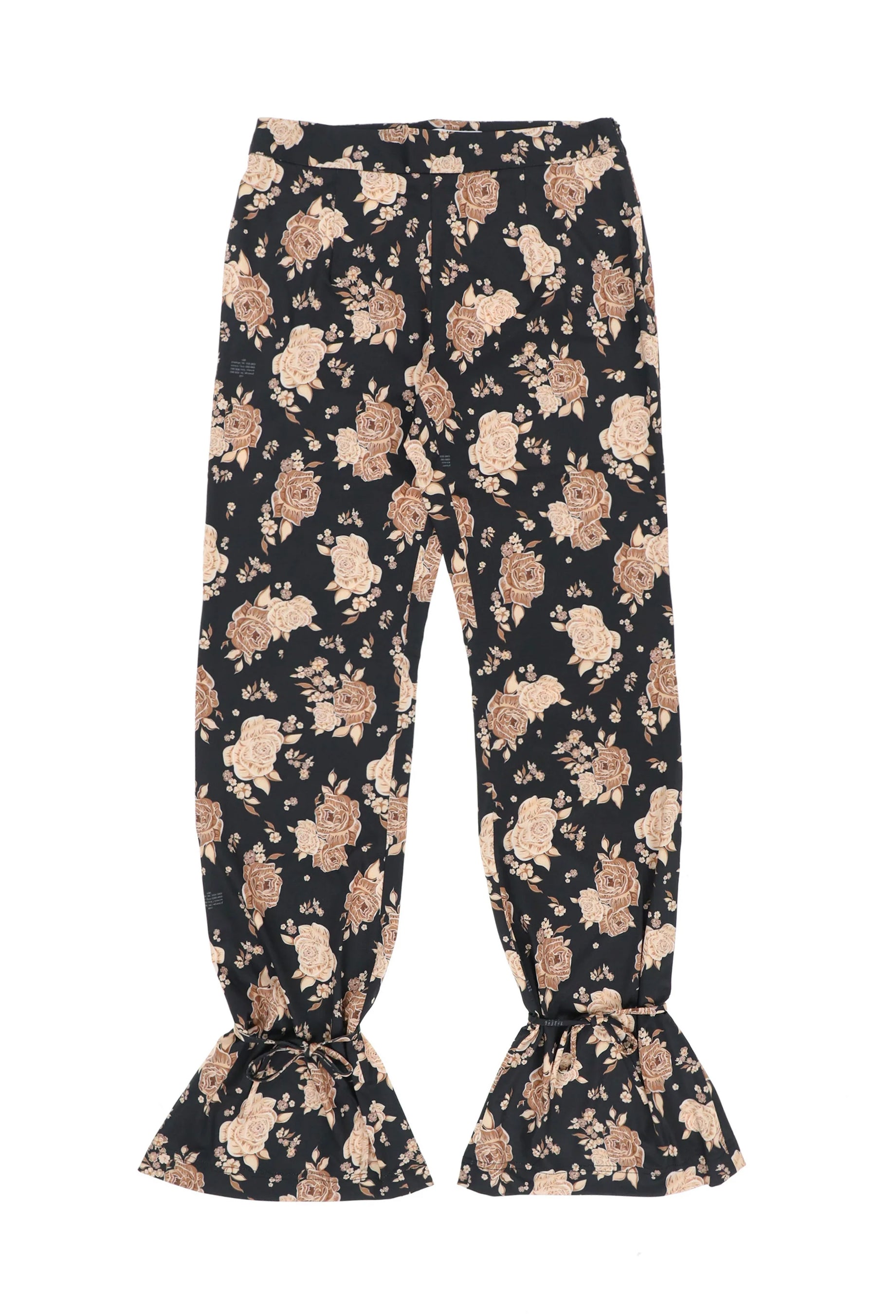 TIE HEM TROUSER / ROSE