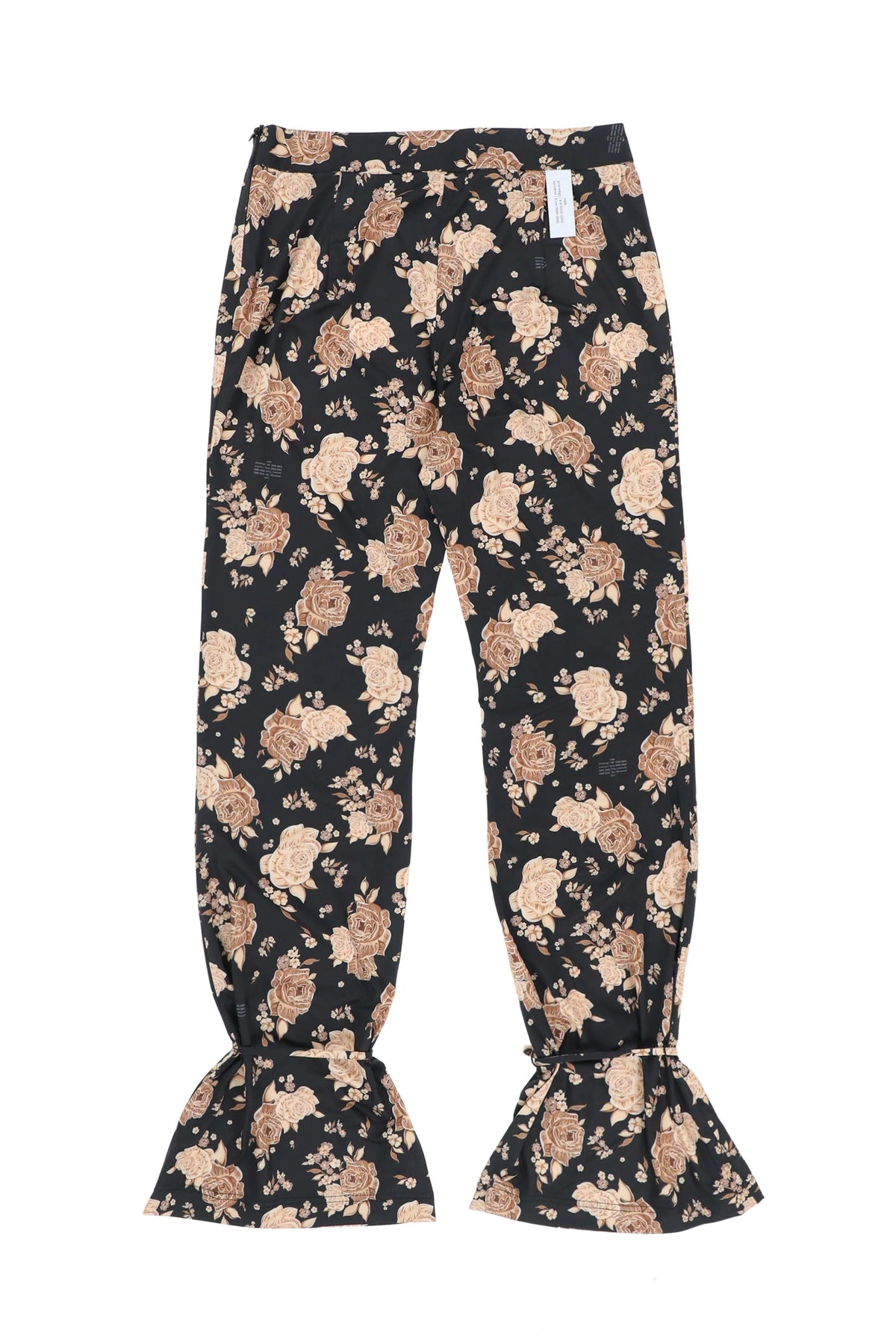 TIE HEM TROUSER / ROSE