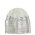 FOIL PRINT KNIT CAP / WHT
