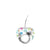 FLOWER GEMSTONE APPLE RING / SIL
