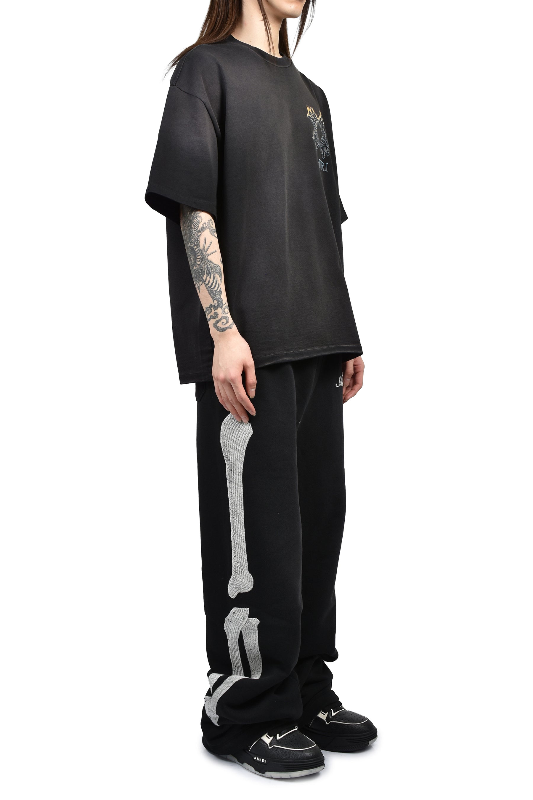 BONES OVERSIZED SWEATPANT / BLK