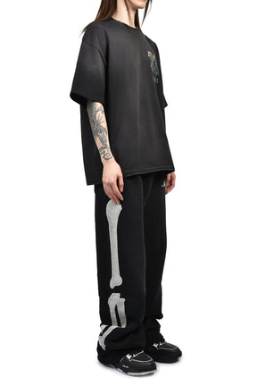 BONES OVERSIZED SWEATPANT / BLK