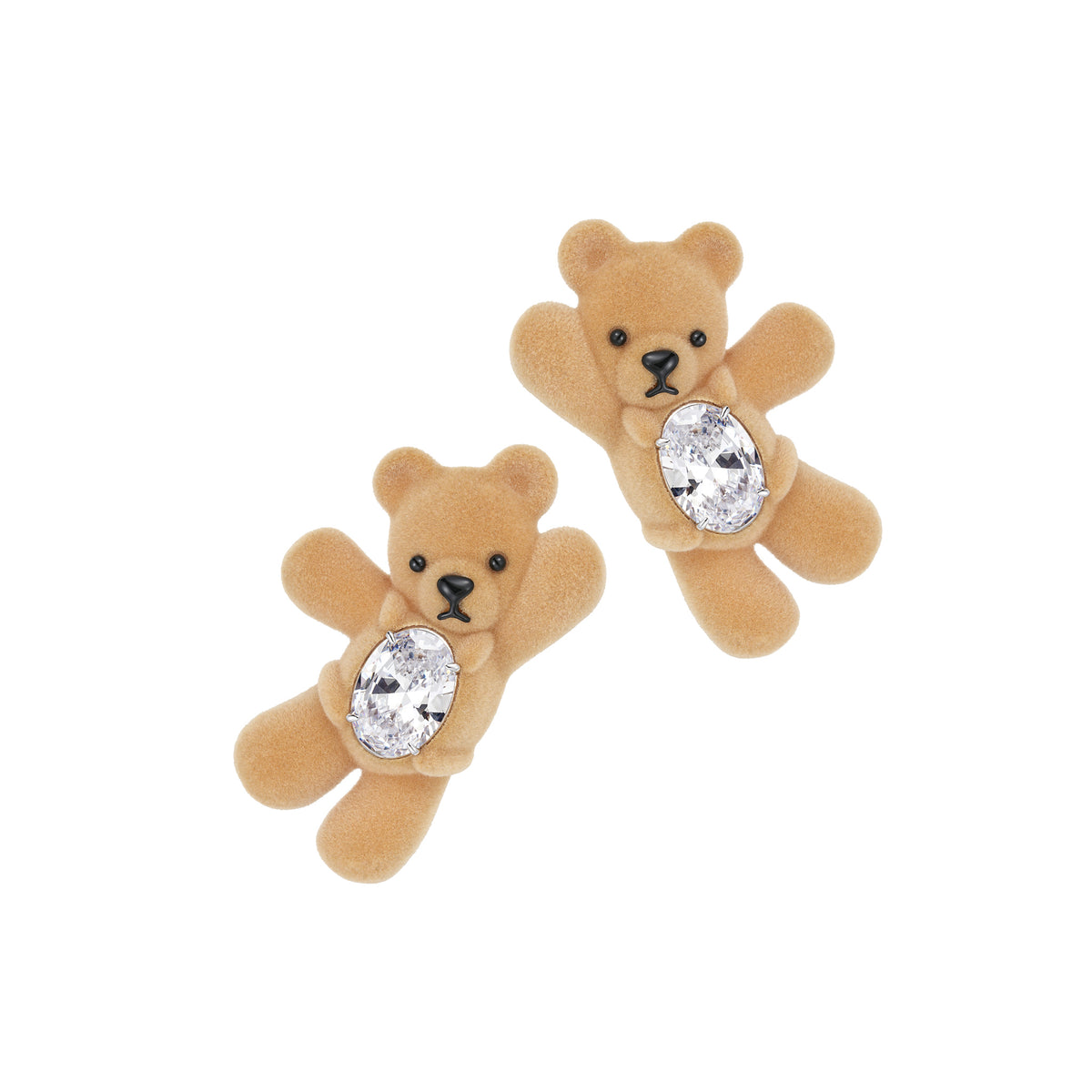 YVMIN イヴミン FW26 GREETING BEAR HAIR CLIP / BRW - NUBIAN ヌビアン