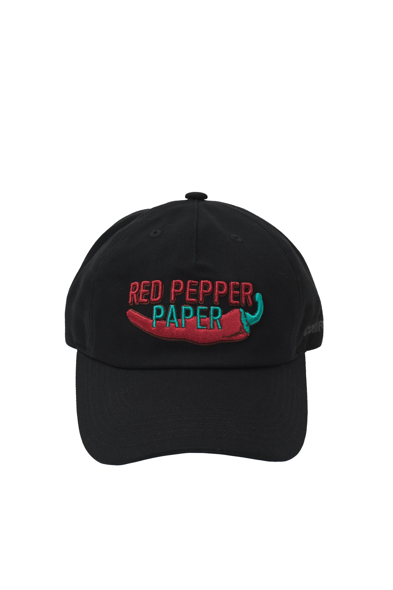 RED PEPPER PAPER BALL CAP / BLK