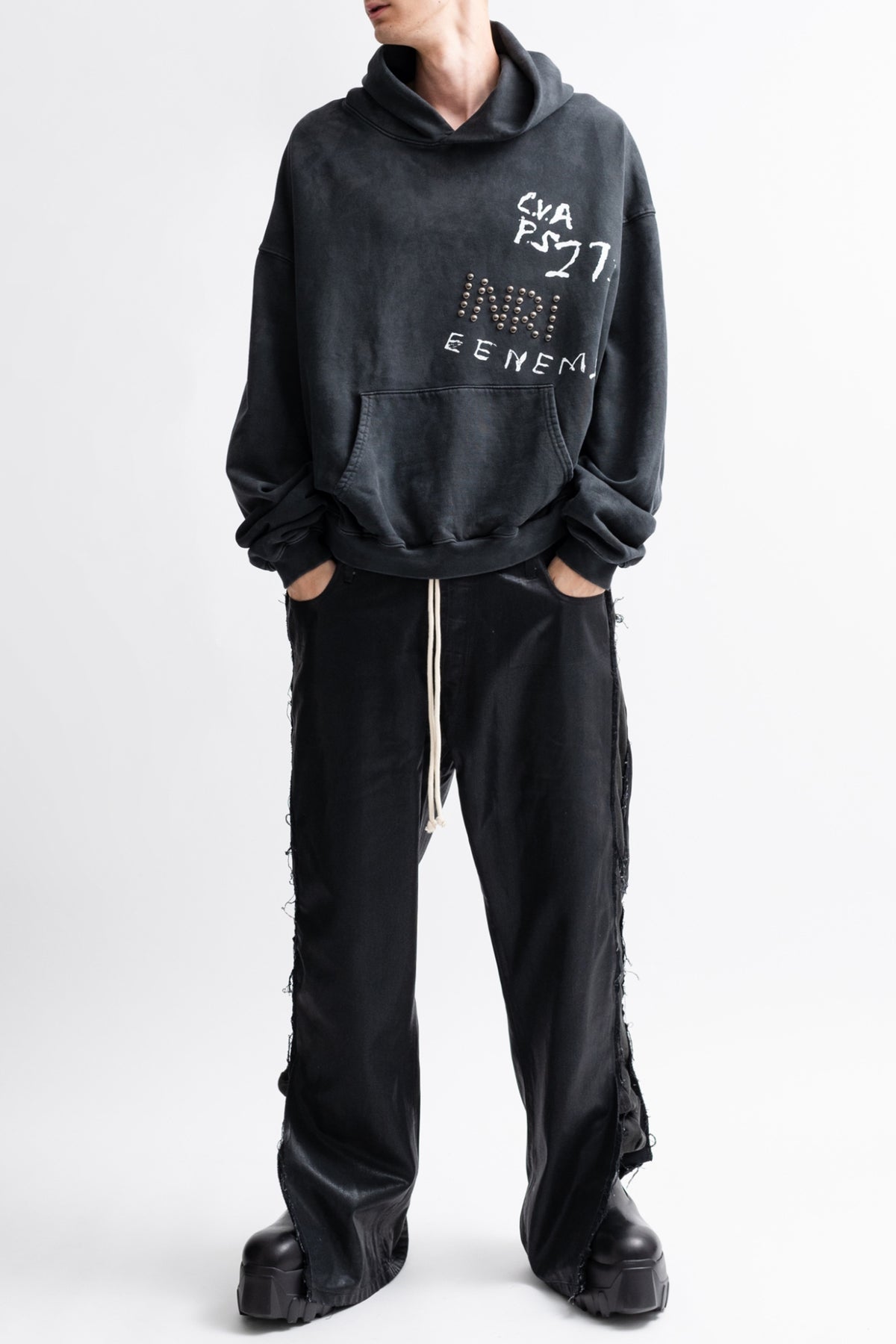 FARA-C PANT / BLK WAX