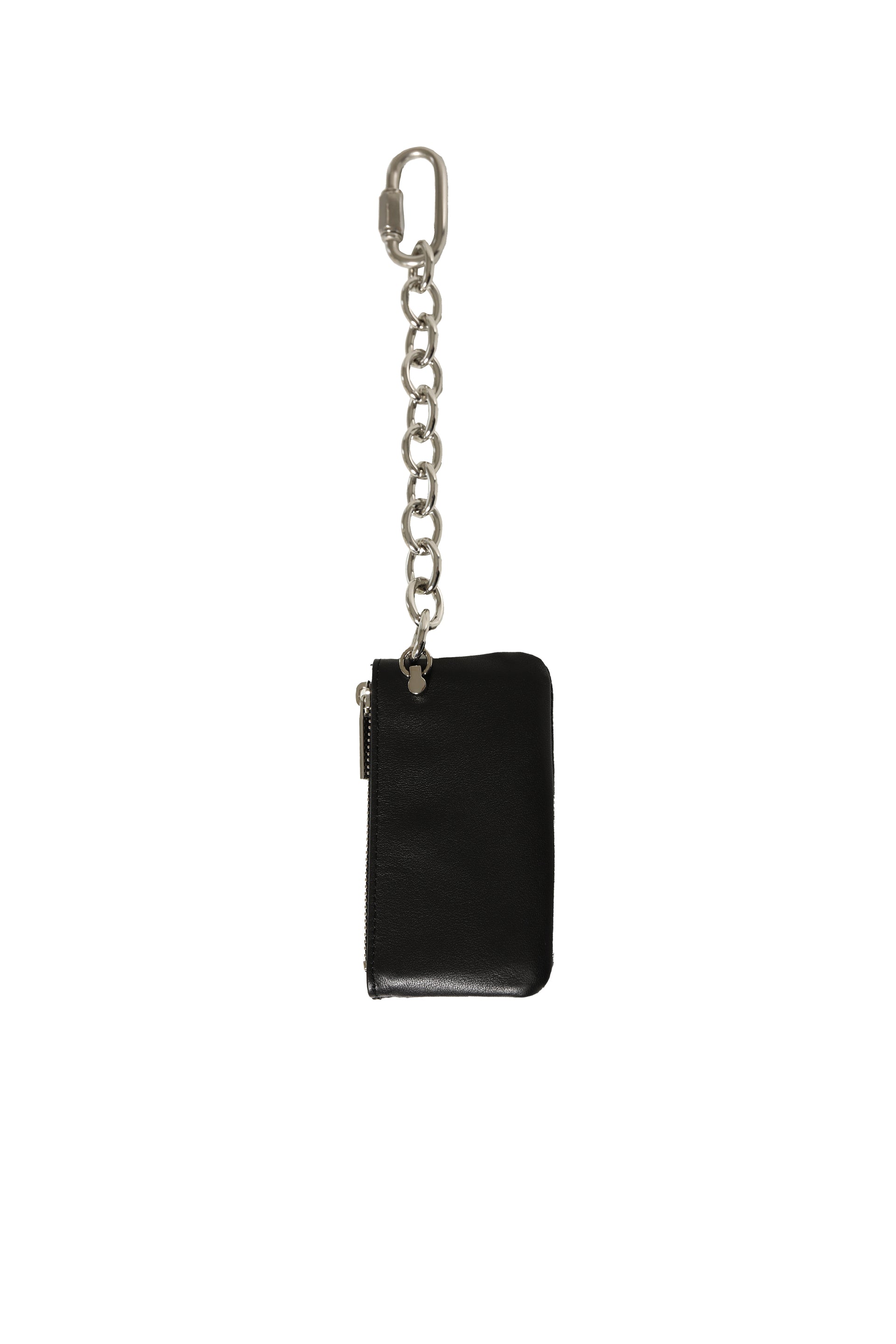 BREATH LOGO CHAIN COIN WALLET / BLK