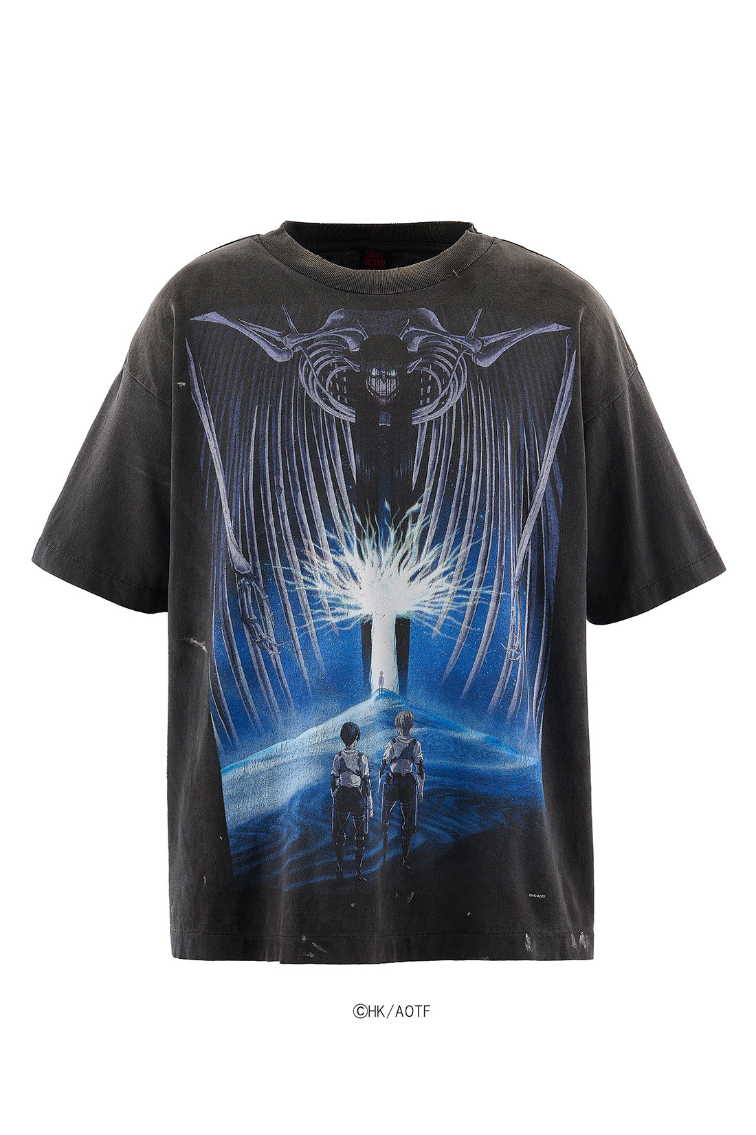 AOT_SS TEE/ATTACK ON TITAN / BLK