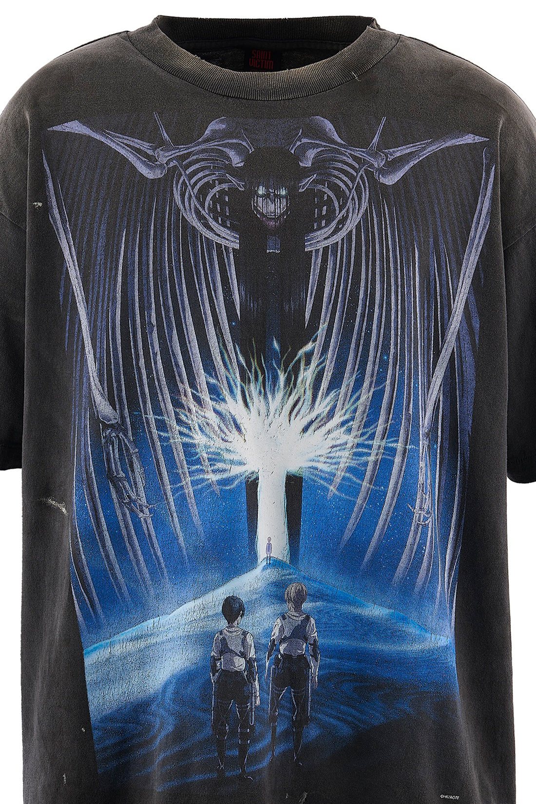 AOT_SS TEE/ATTACK ON TITAN / BLK