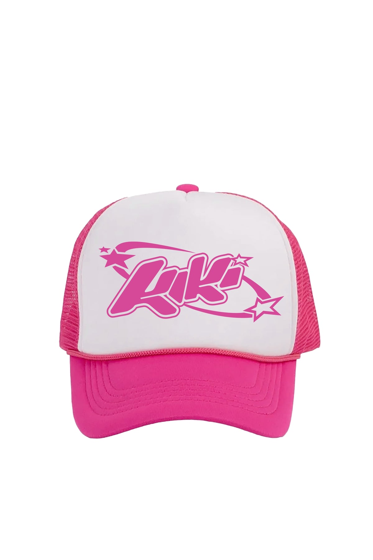 KIKI TRUCKER HAT / WHT PNK