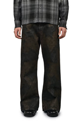 SAUNTER CUT JEANS / DIRT BLK
