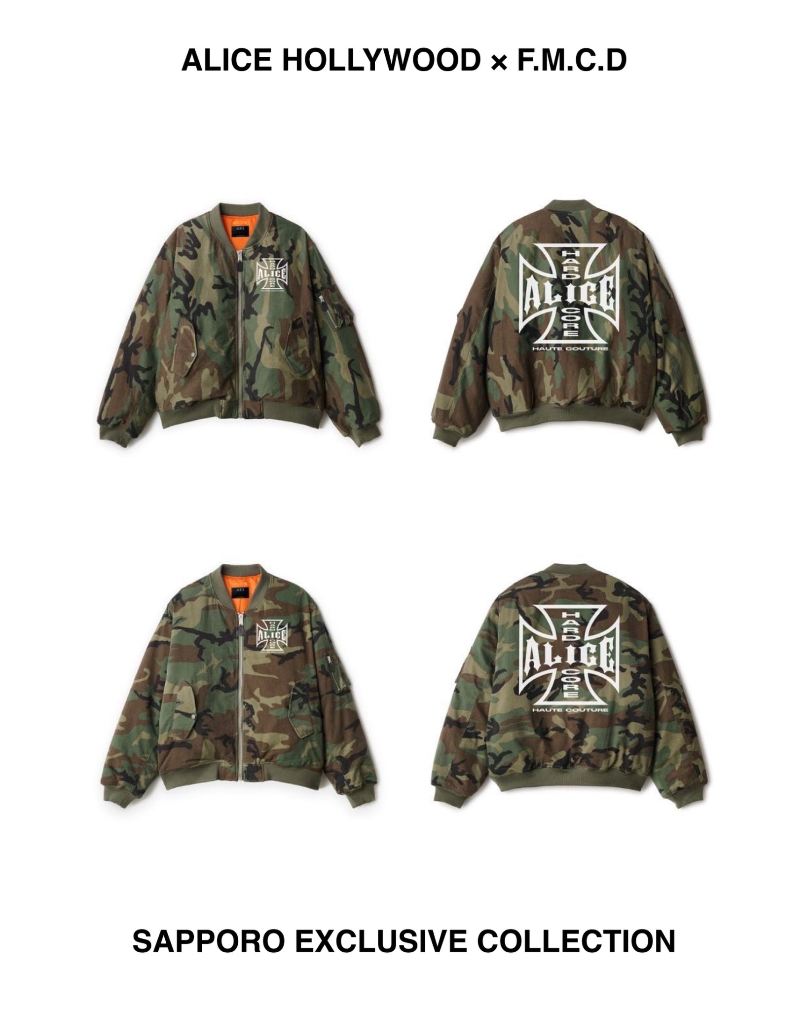 10月24日(金) 札幌店にて発売開始 Protocol Index / NO/FAITH STUDIOS / ALICE HOLLYWOOD × F.M.C.D SAPPORO EXCLUSIVE COLLECTION