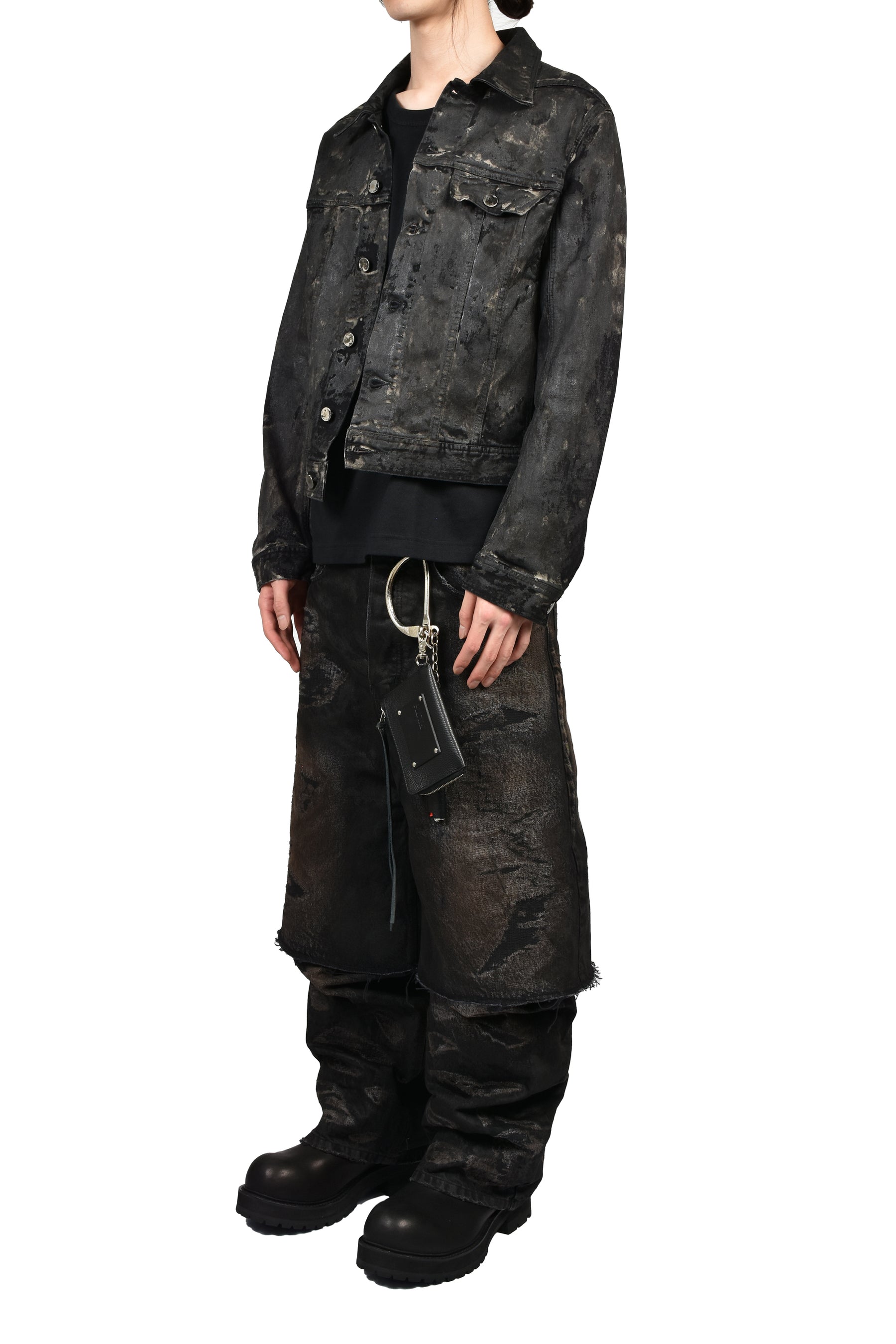 LAYERED BORO JEAN / BLK BRW