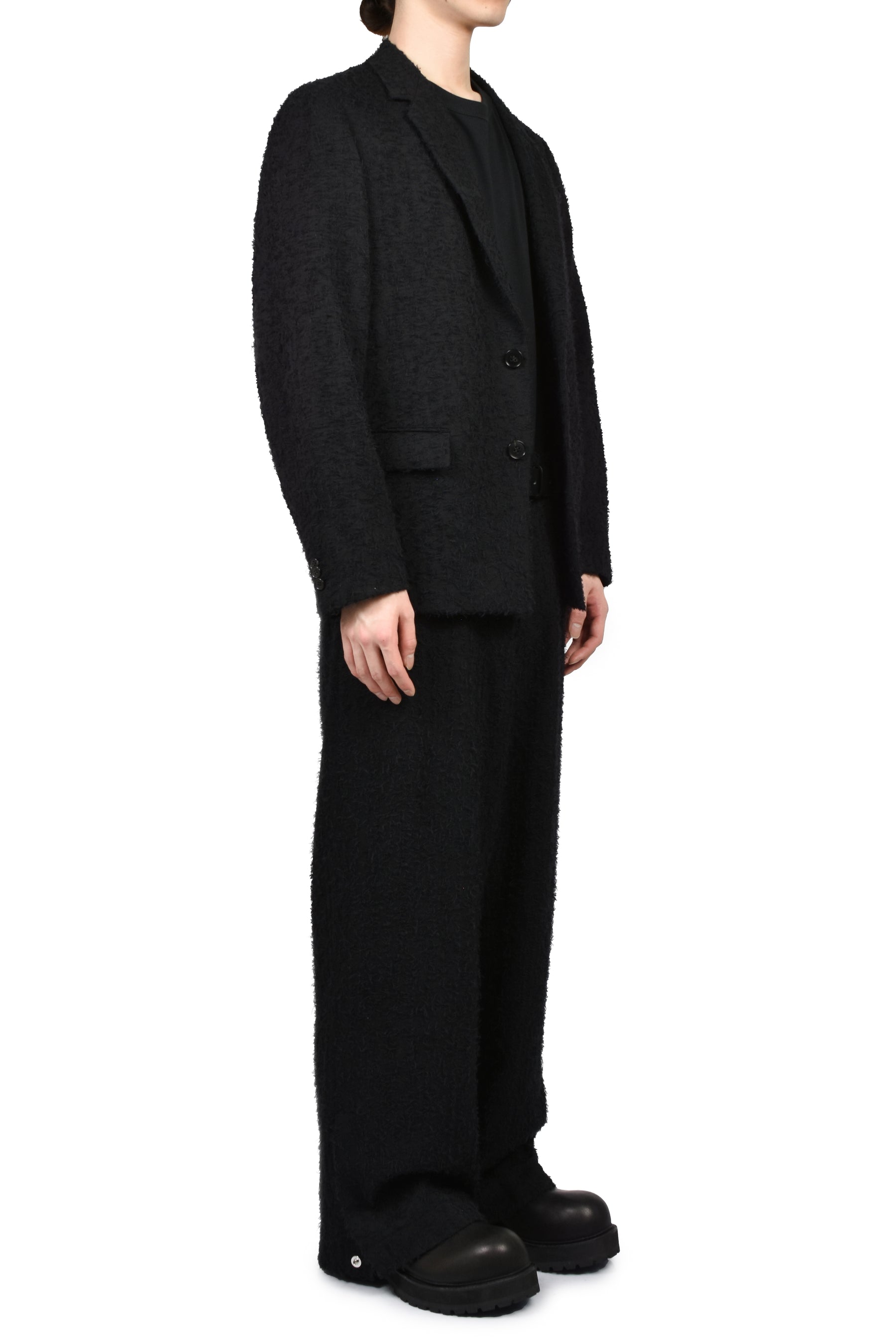 FLYINGHAIR FLARE SLACKS / BLK