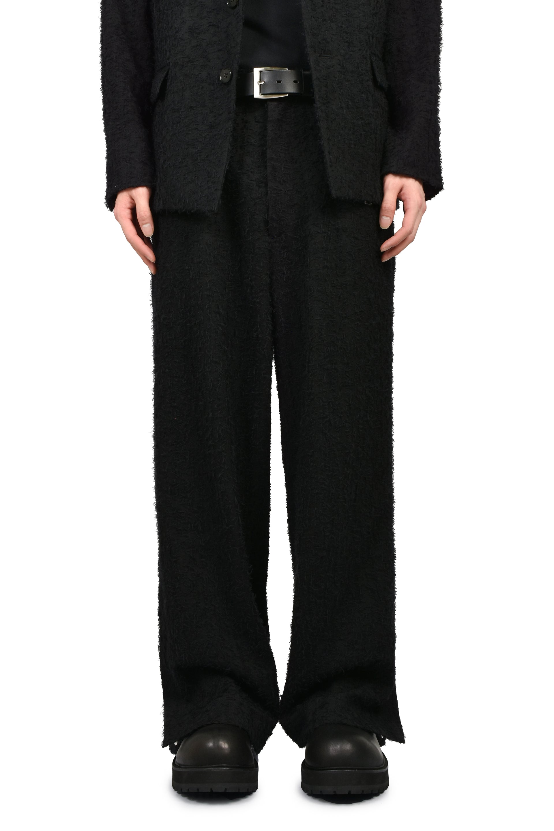 FLYINGHAIR FLARE SLACKS / BLK
