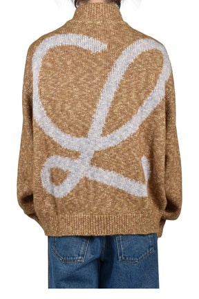 ZIP-UP CARDIGAN / BRW LILIC