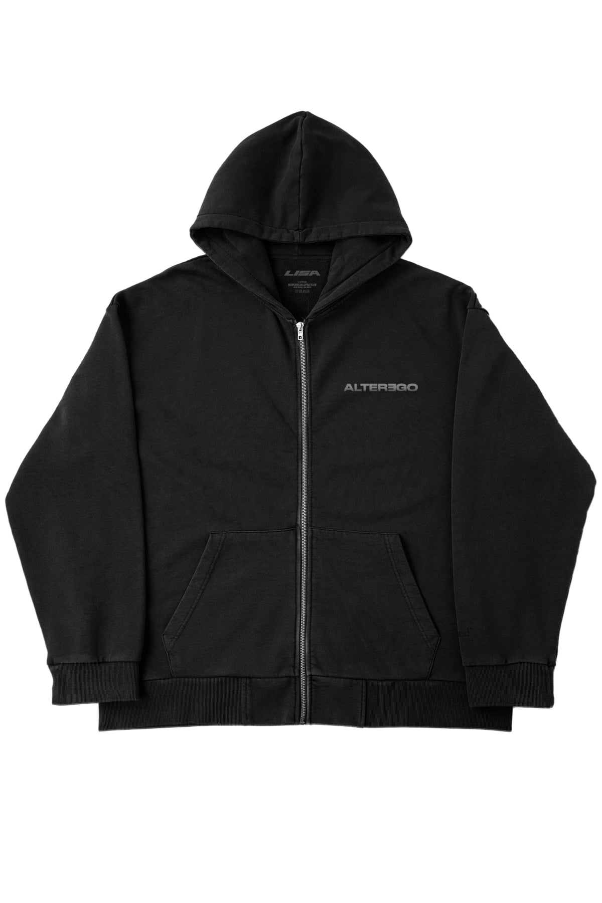 ALBUM ZIPUP HOODIE / BLK