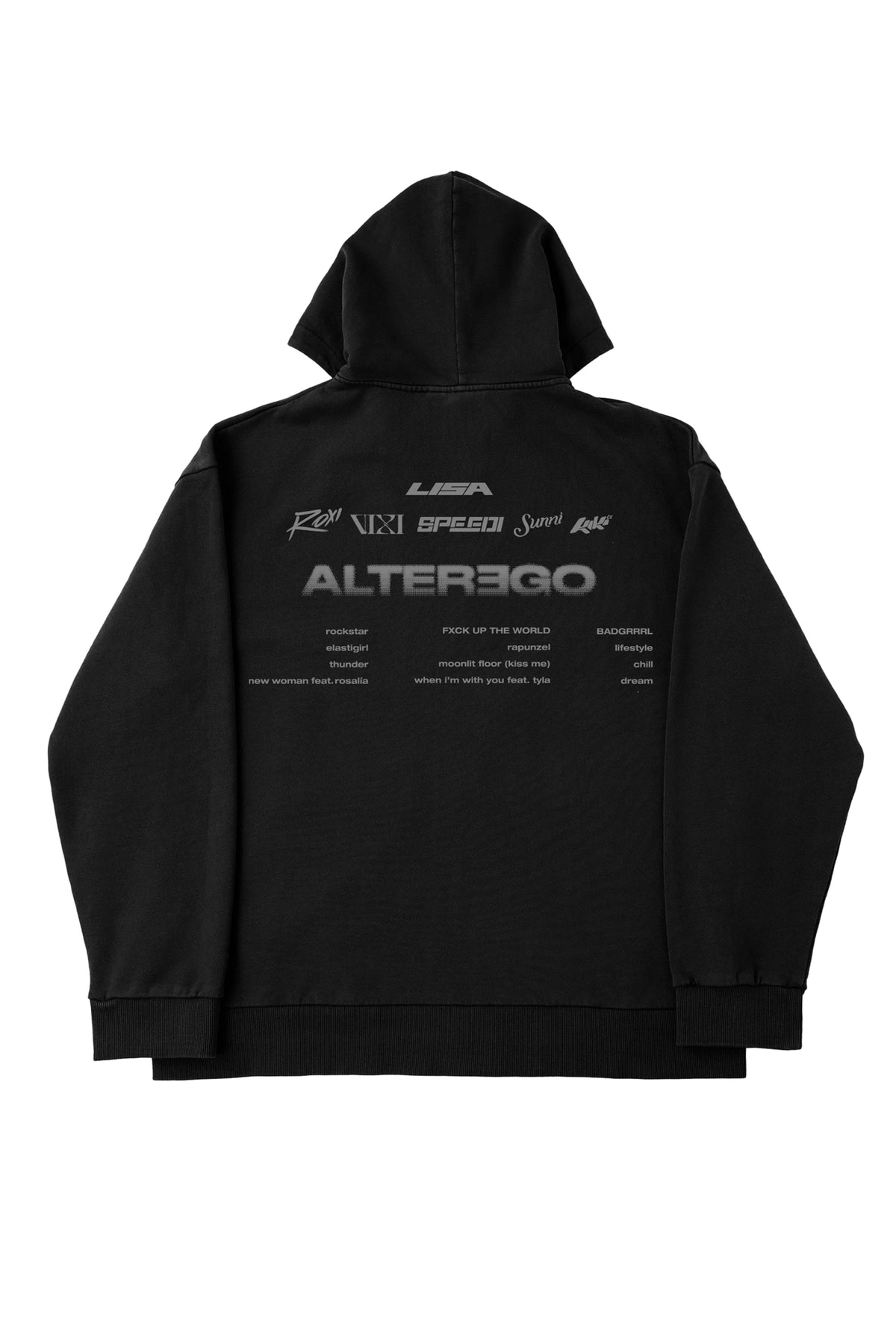 ALBUM ZIPUP HOODIE / BLK