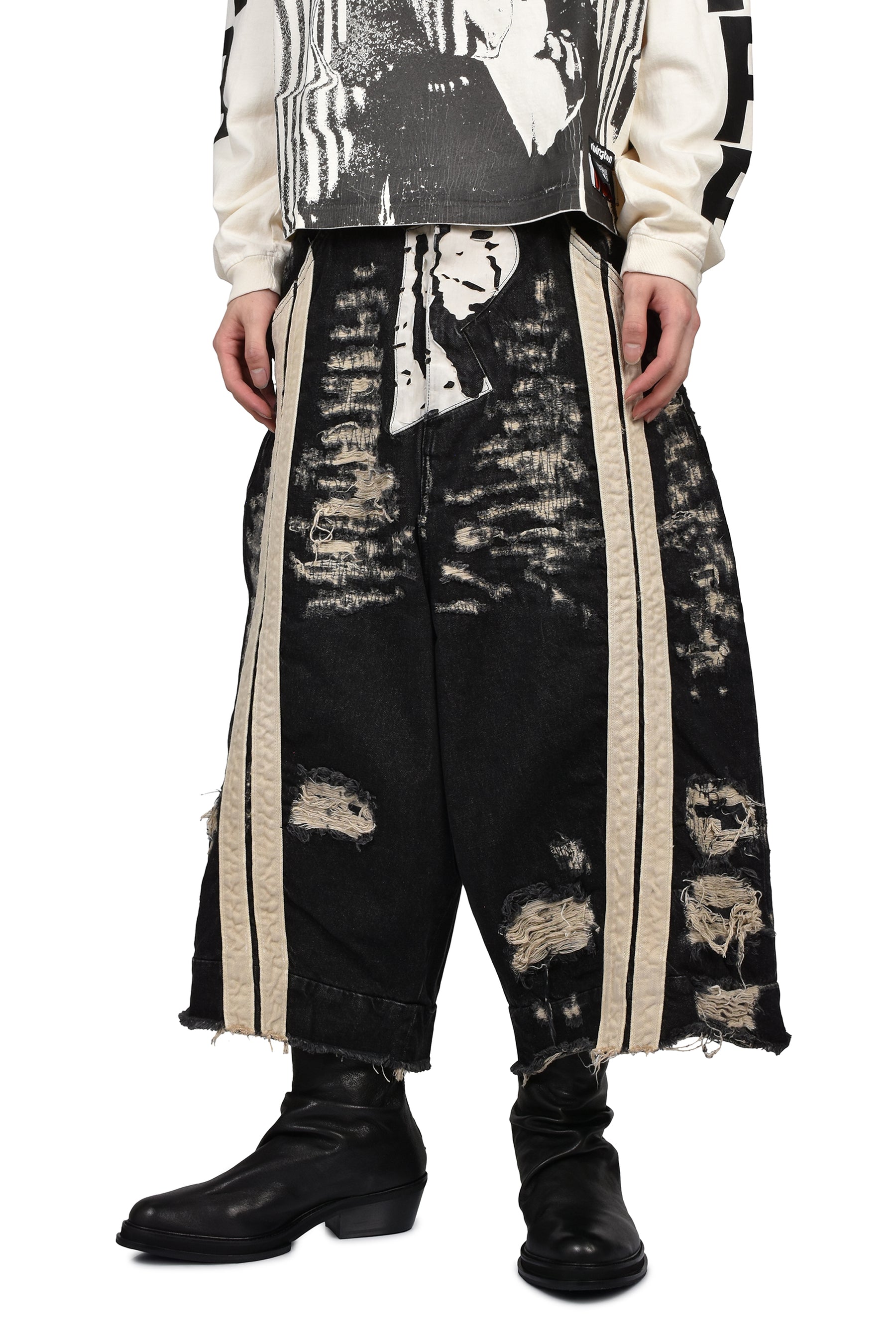 HEIRO PROTESTANT PANT / BLACK